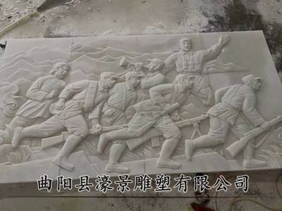 庆阳抗战题材浮雕壁画 曲阳浮雕设计制作与濠景雕塑厂家的工程实践